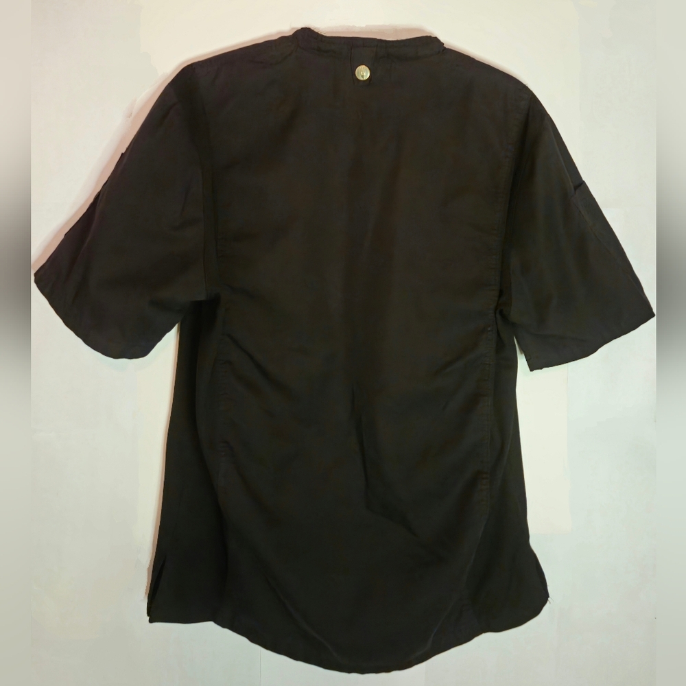 Chef Coat Qual Creek Black L - Picture 2 of 9